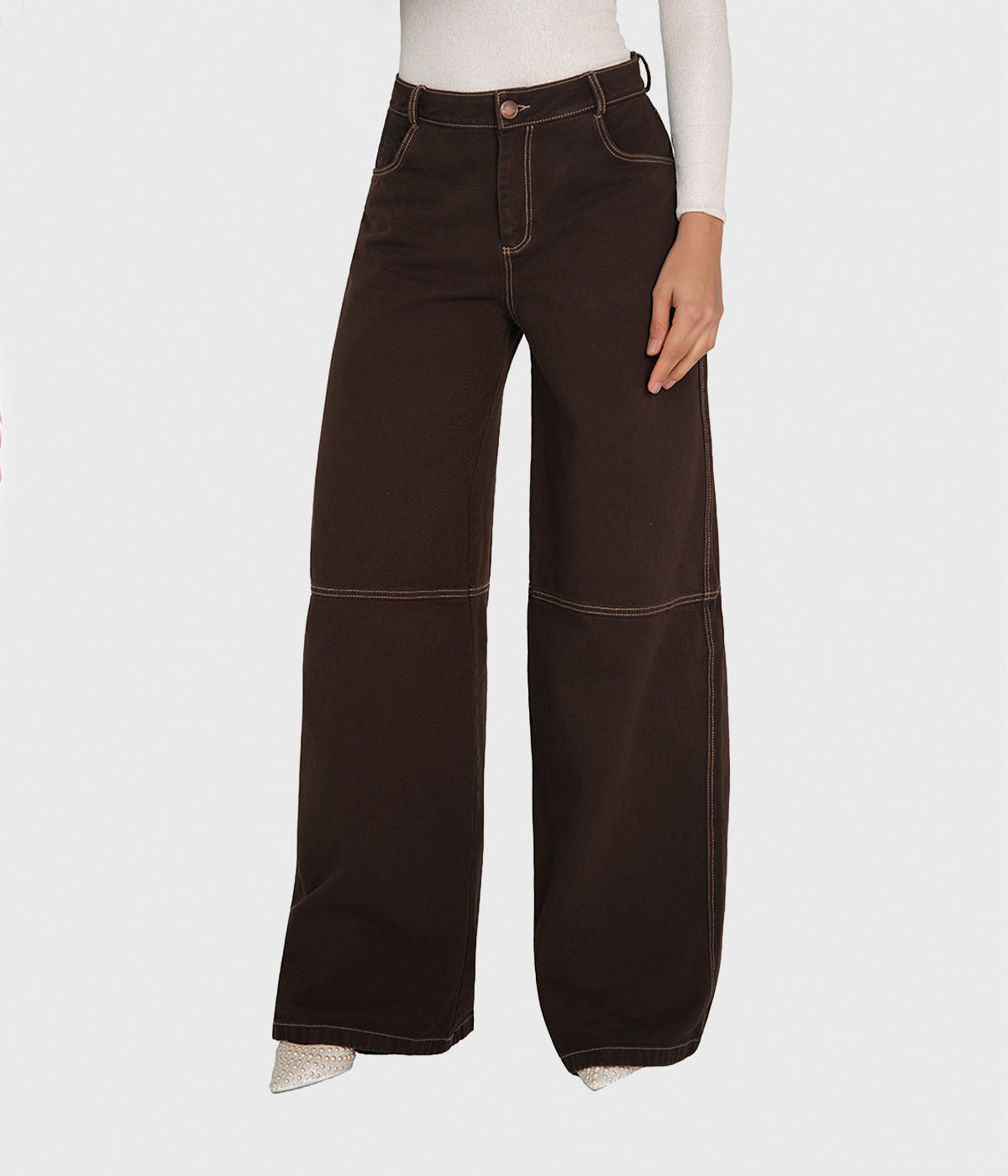 Palazzo Denim Pant