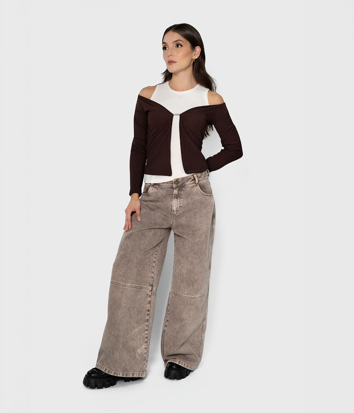 Palazzo Denim Pant