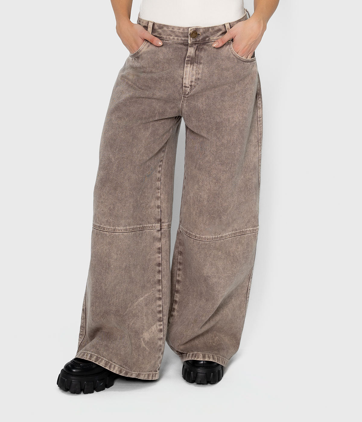 Palazzo Denim Pant