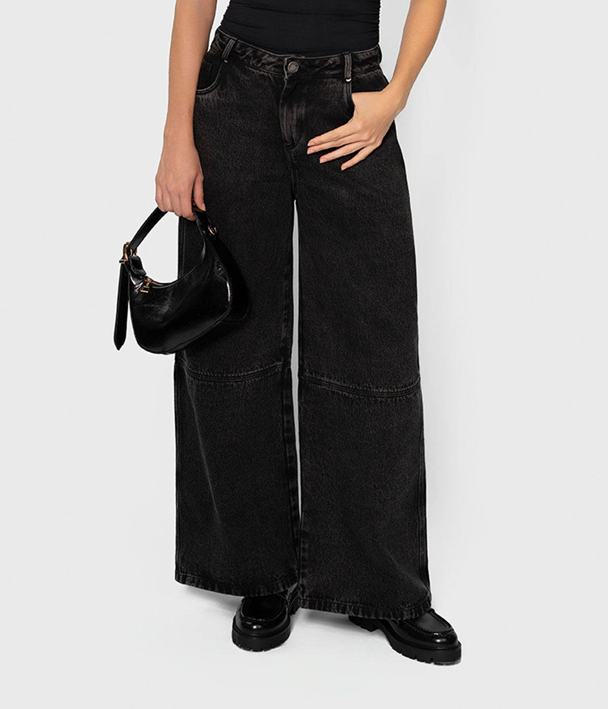 Palazzo Denim Pant