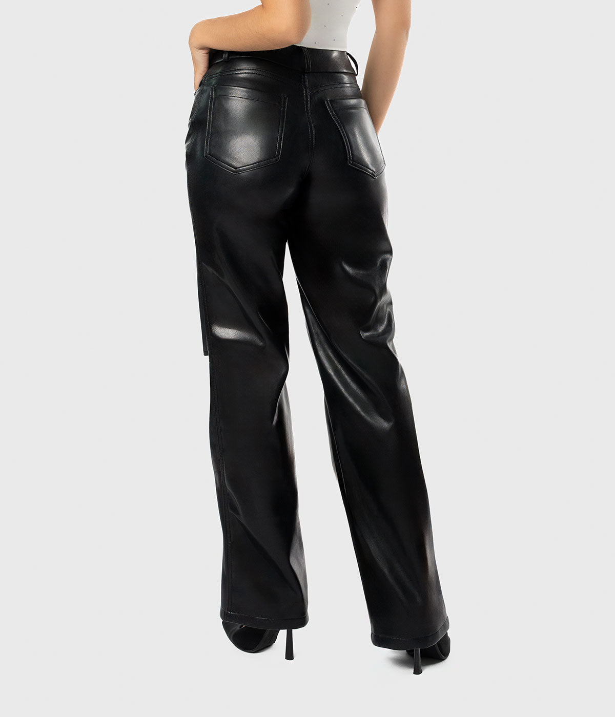 Solenne Leather Pant