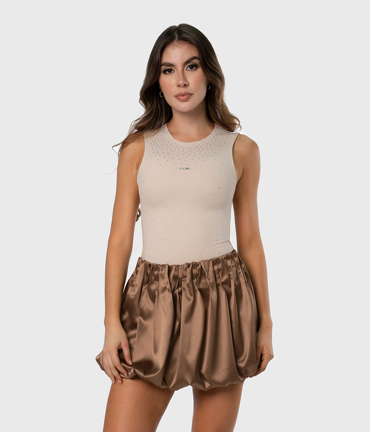 Xylenna Saten Skirt