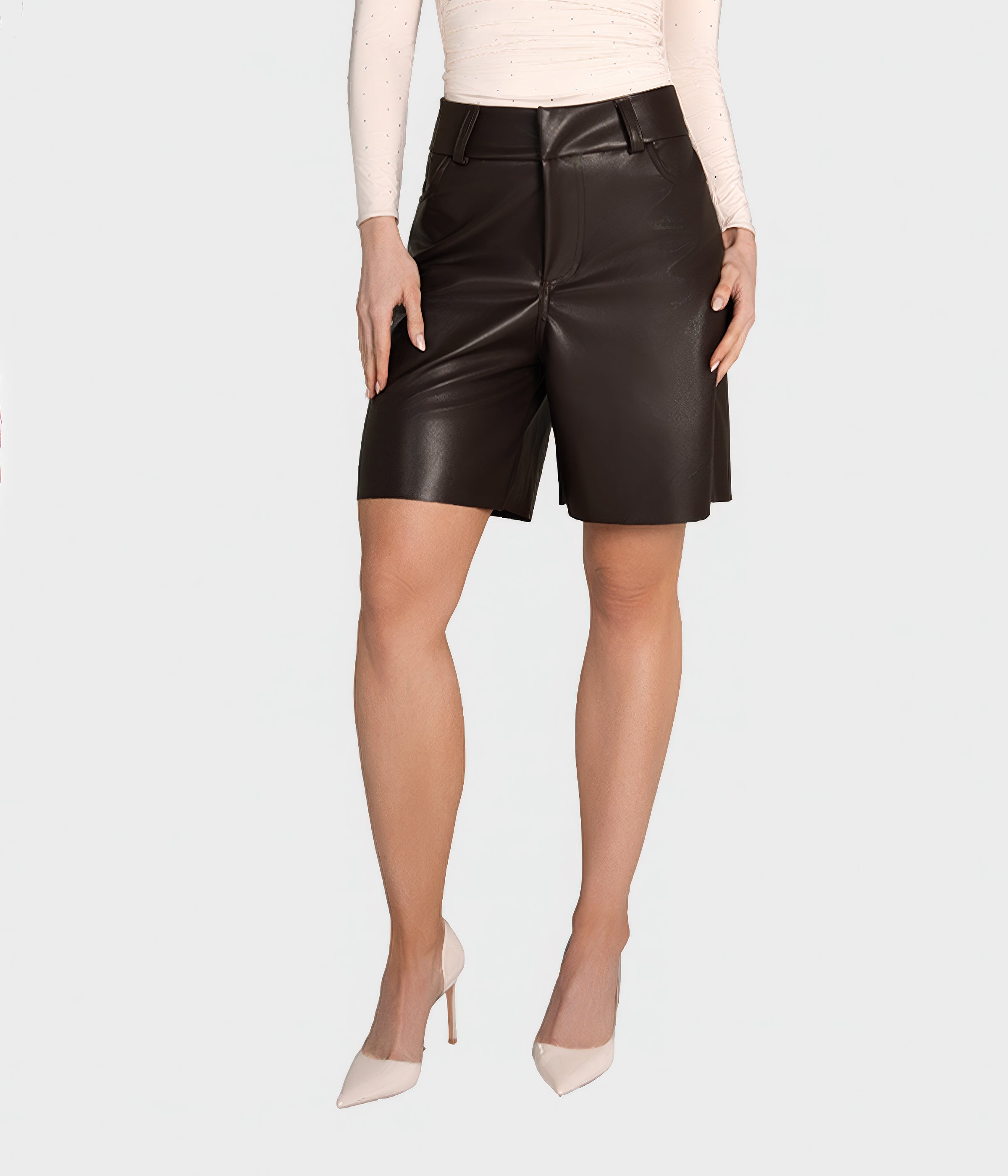 Everett Leather Jorts