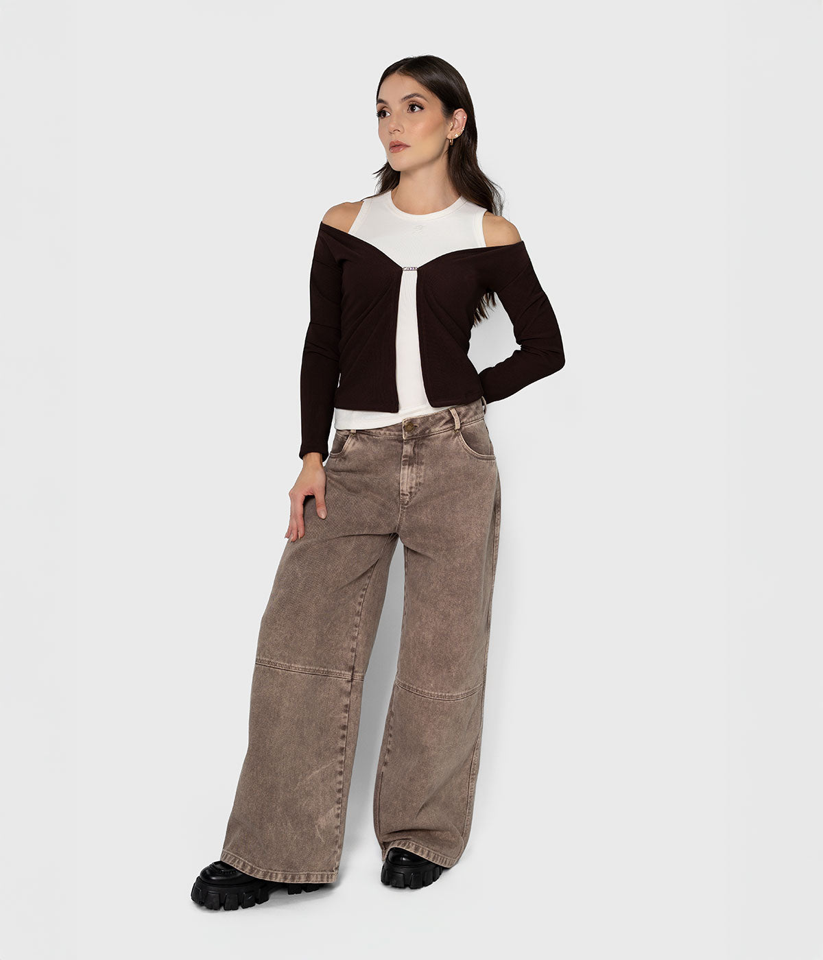 Palazzo Denim Pant