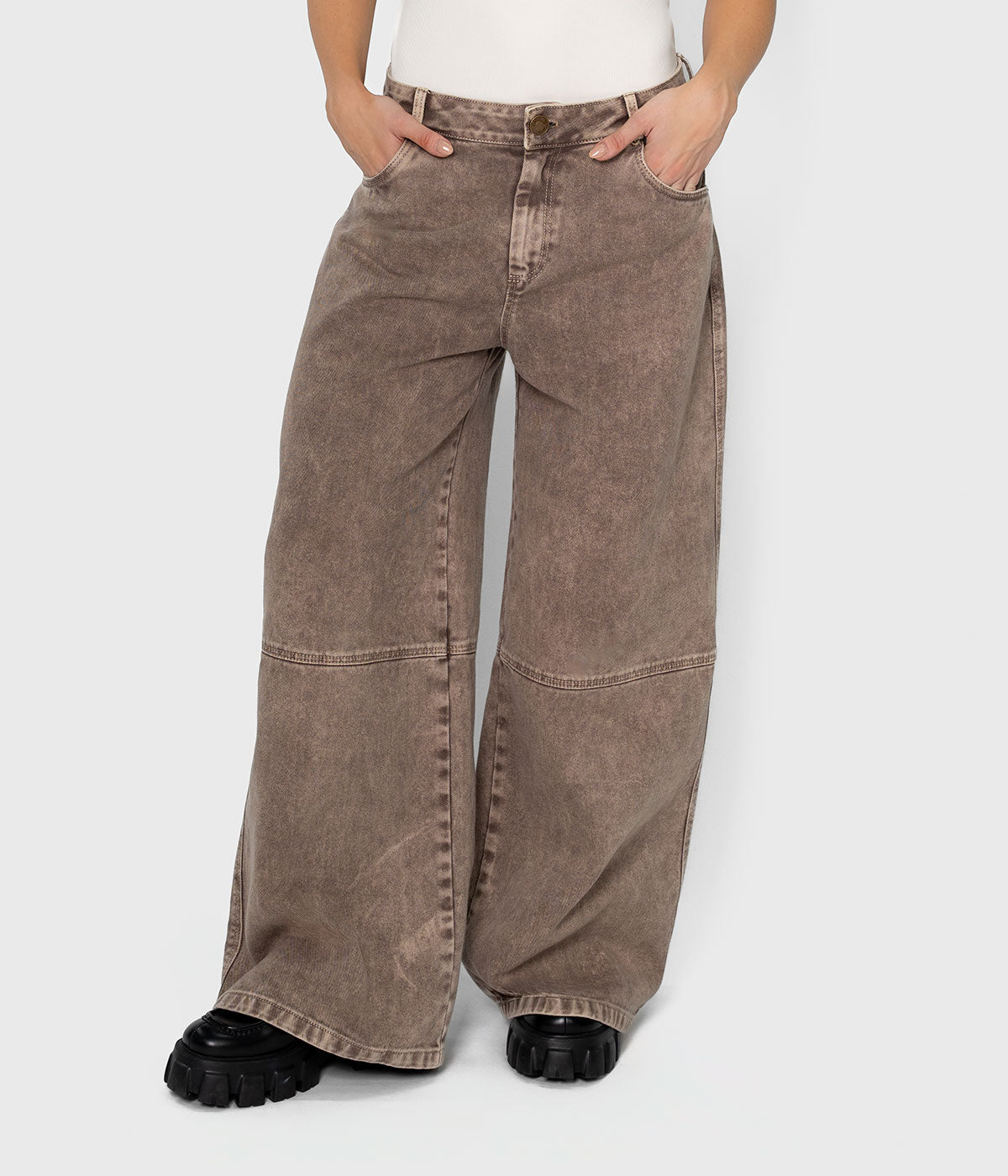 Palazzo Denim Pant