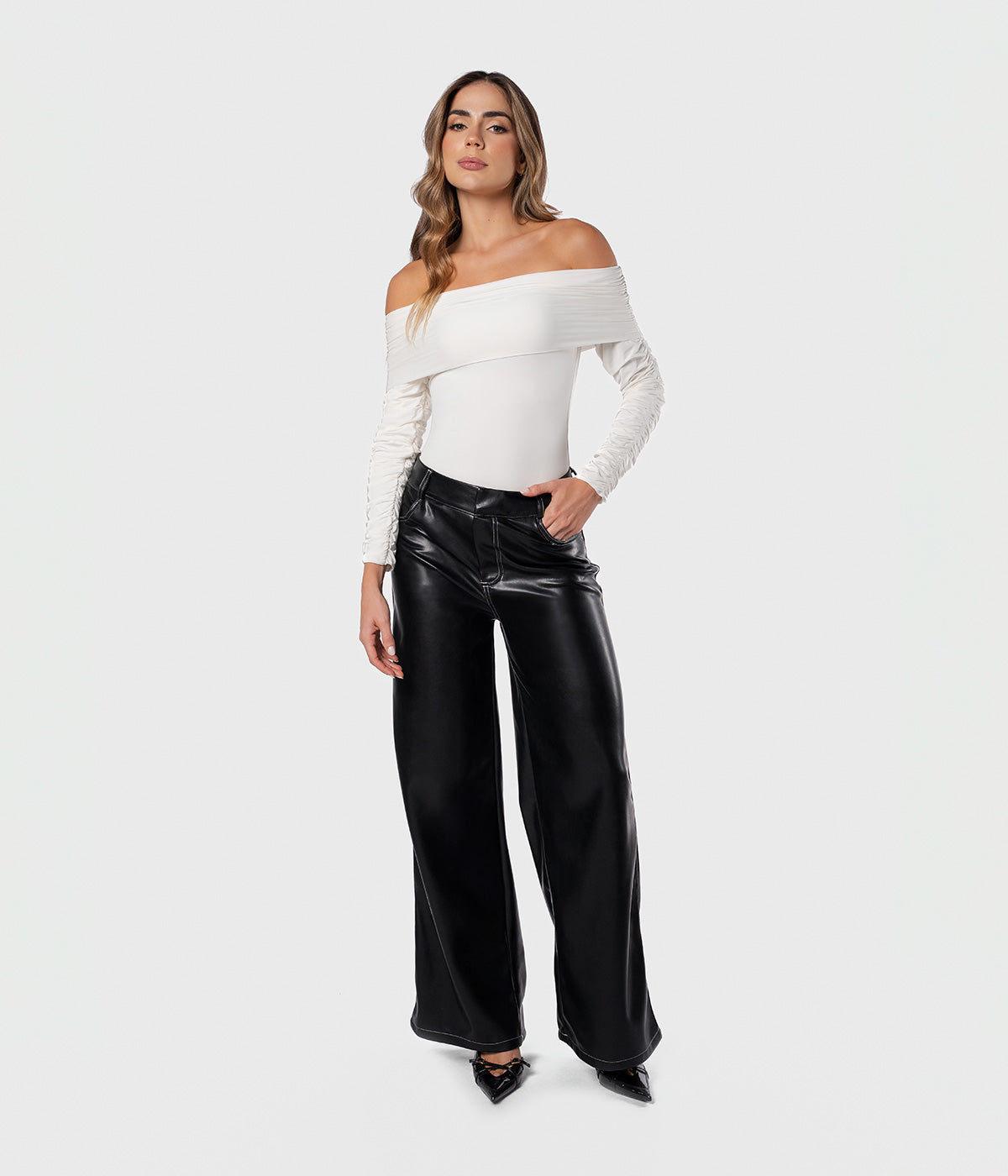Odelie Leather Pant